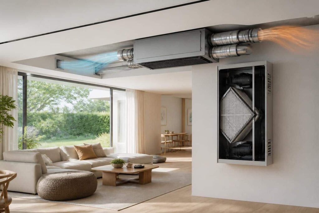 découvrez comment la vmc double flux thermodynamique optimise le renouvellement de l'air ambiant pour un confort thermique et une qualité de l'air améliorés tout en réduisant la consommation énergétique.