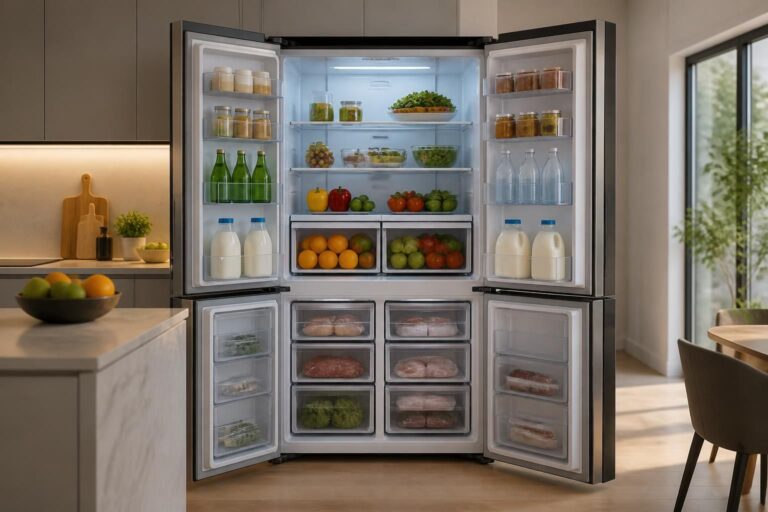 découvrez comment un réfrigérateur américain peut optimiser le stockage de vos denrées fraîches grâce à ses fonctionnalités avancées et son organisation intelligente.