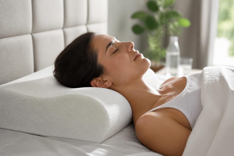 découvrez comment les oreillers ergonomiques peuvent aider à prévenir les douleurs cervicales en offrant un soutien optimal et un alignement correct de la nuque pendant le sommeil.