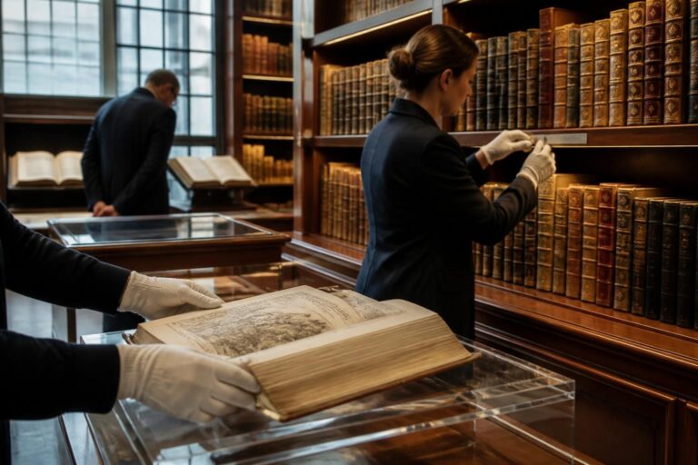 découvrez l'action sur mesure de notre bibliothèque pour organiser des expositions uniques mettant en valeur nos collections de livres.