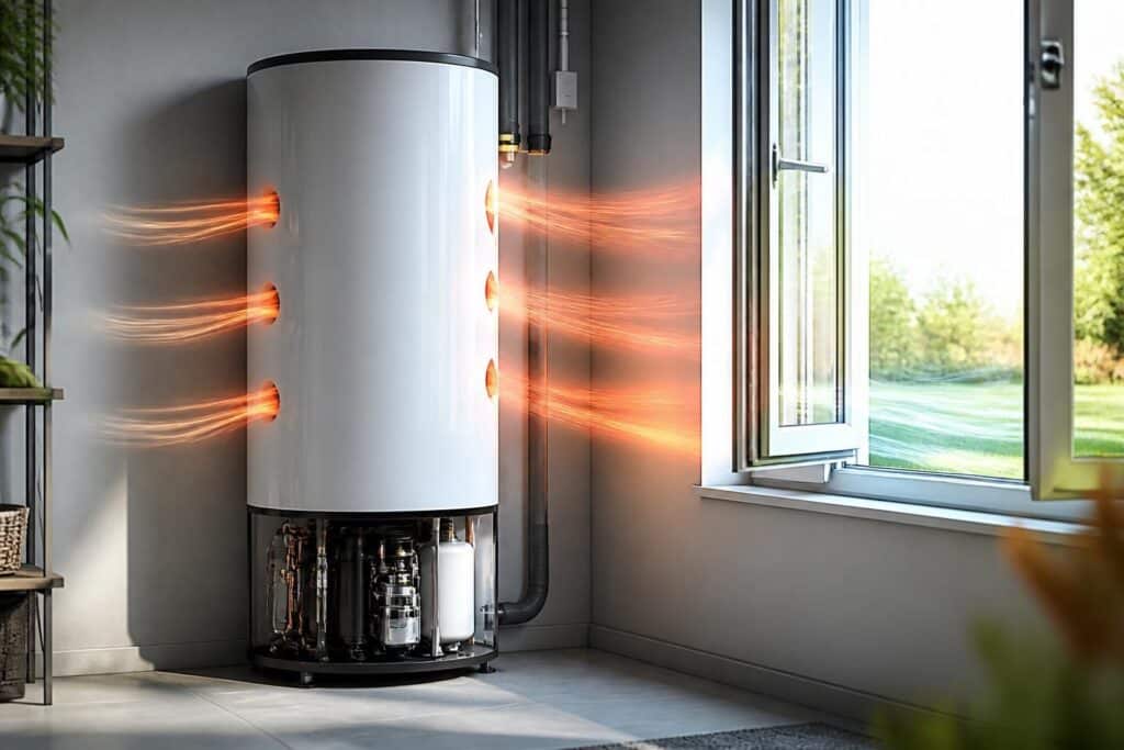 découvrez comment le ballon thermodynamique optimise la captation des calories de l'air ambiant pour chauffer efficacement votre eau tout en réduisant votre consommation d'énergie.