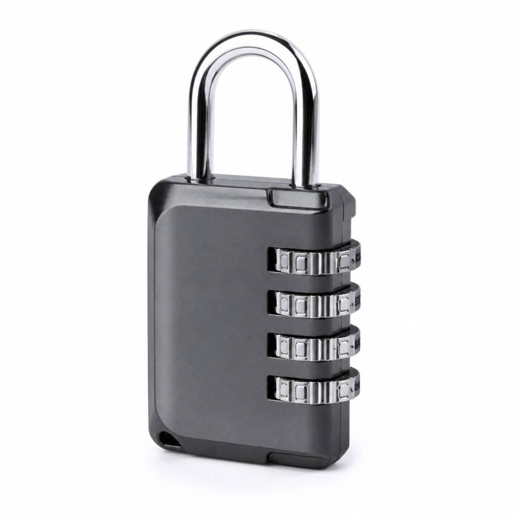 Cadenas TSA à combinaison 4 chiffres présenté seul