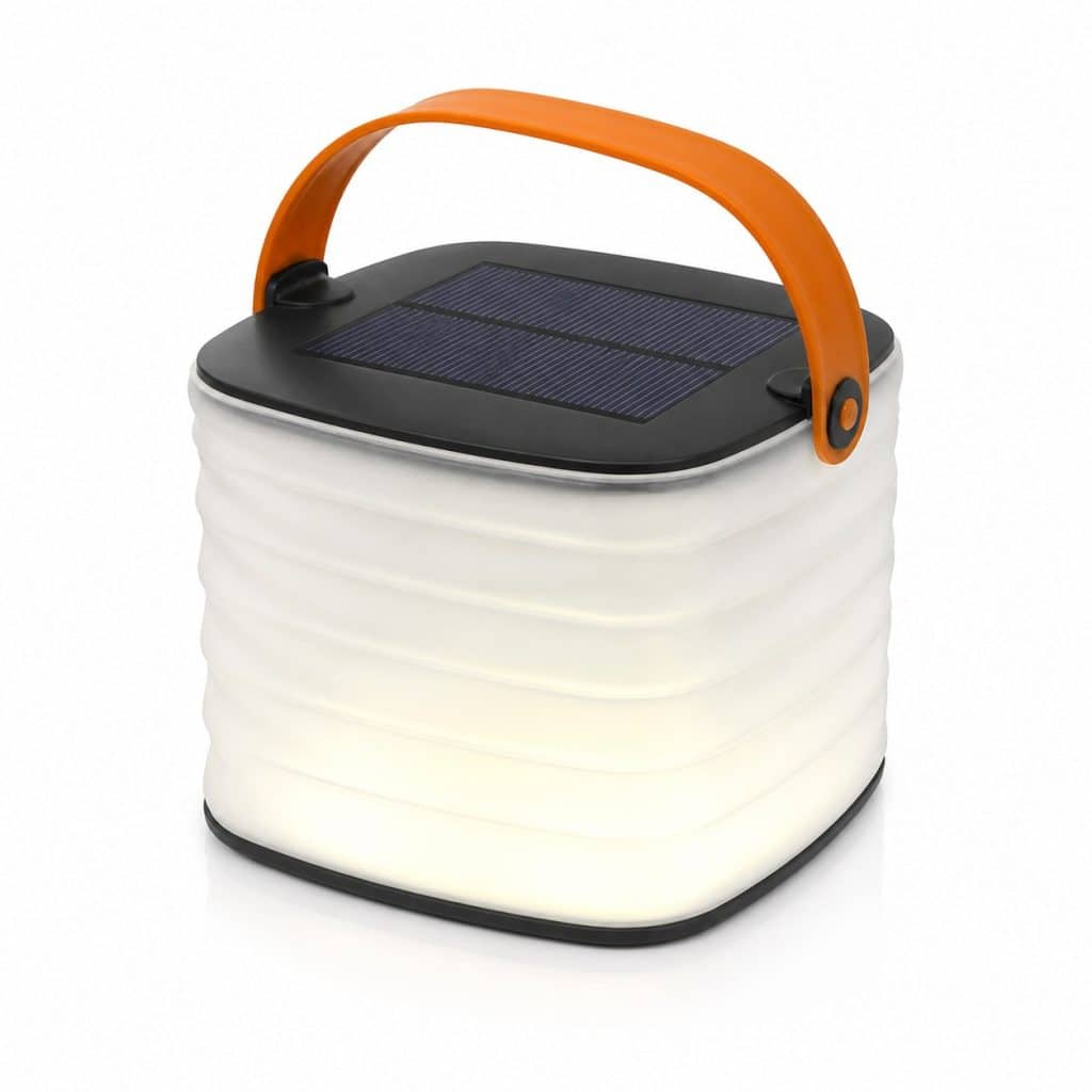 Lanterne solaire gonflable étanche présenté seul