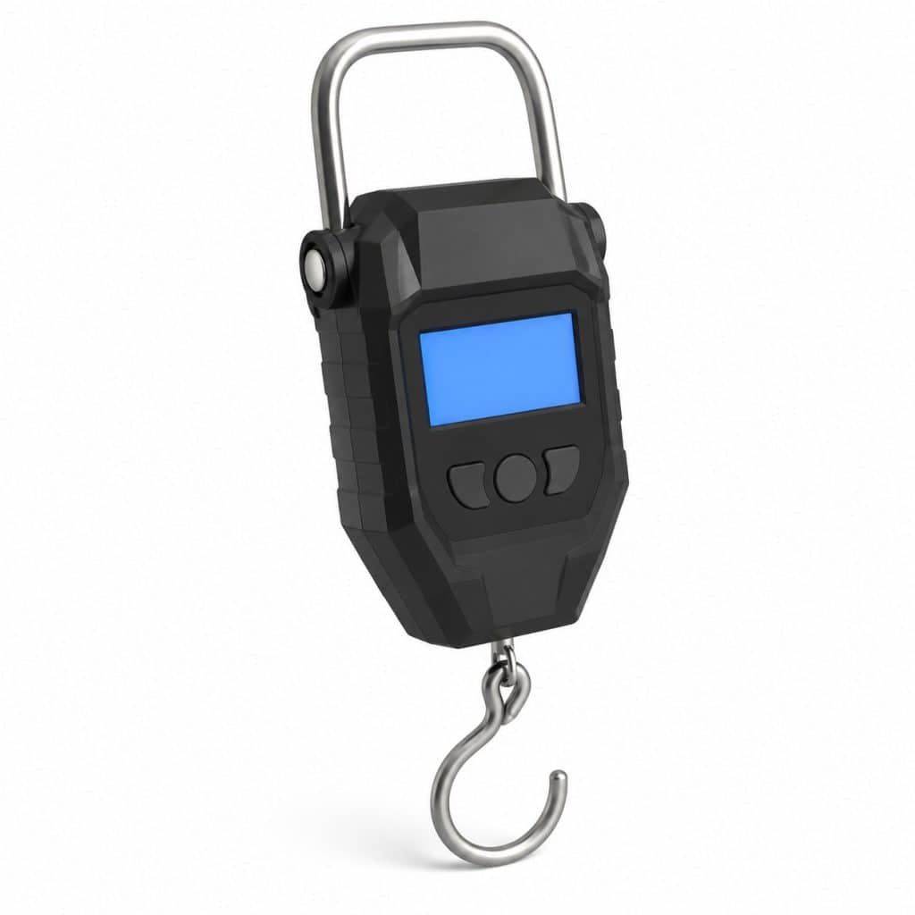 Peson électronique à crochet LCD rétroéclairé présenté seul