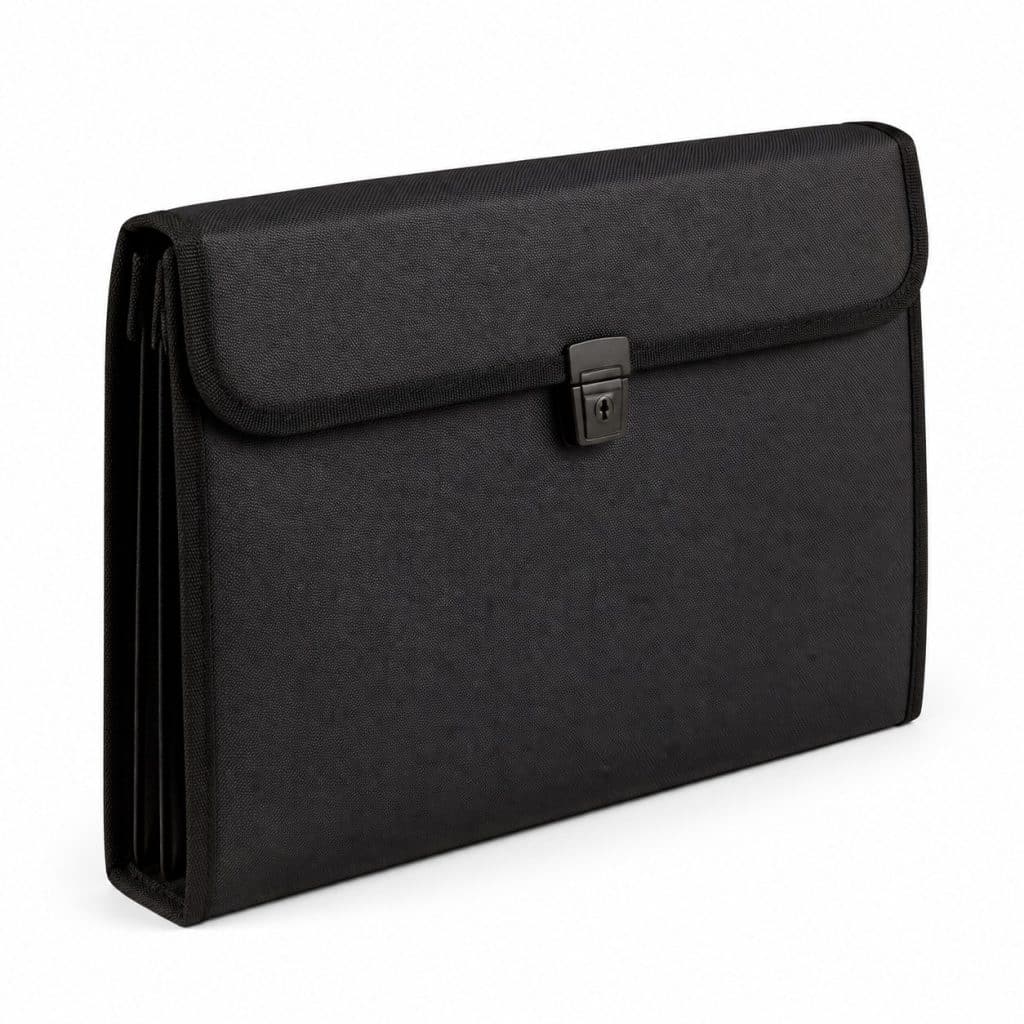 Pochette documents professionnels verrouillable présenté seul