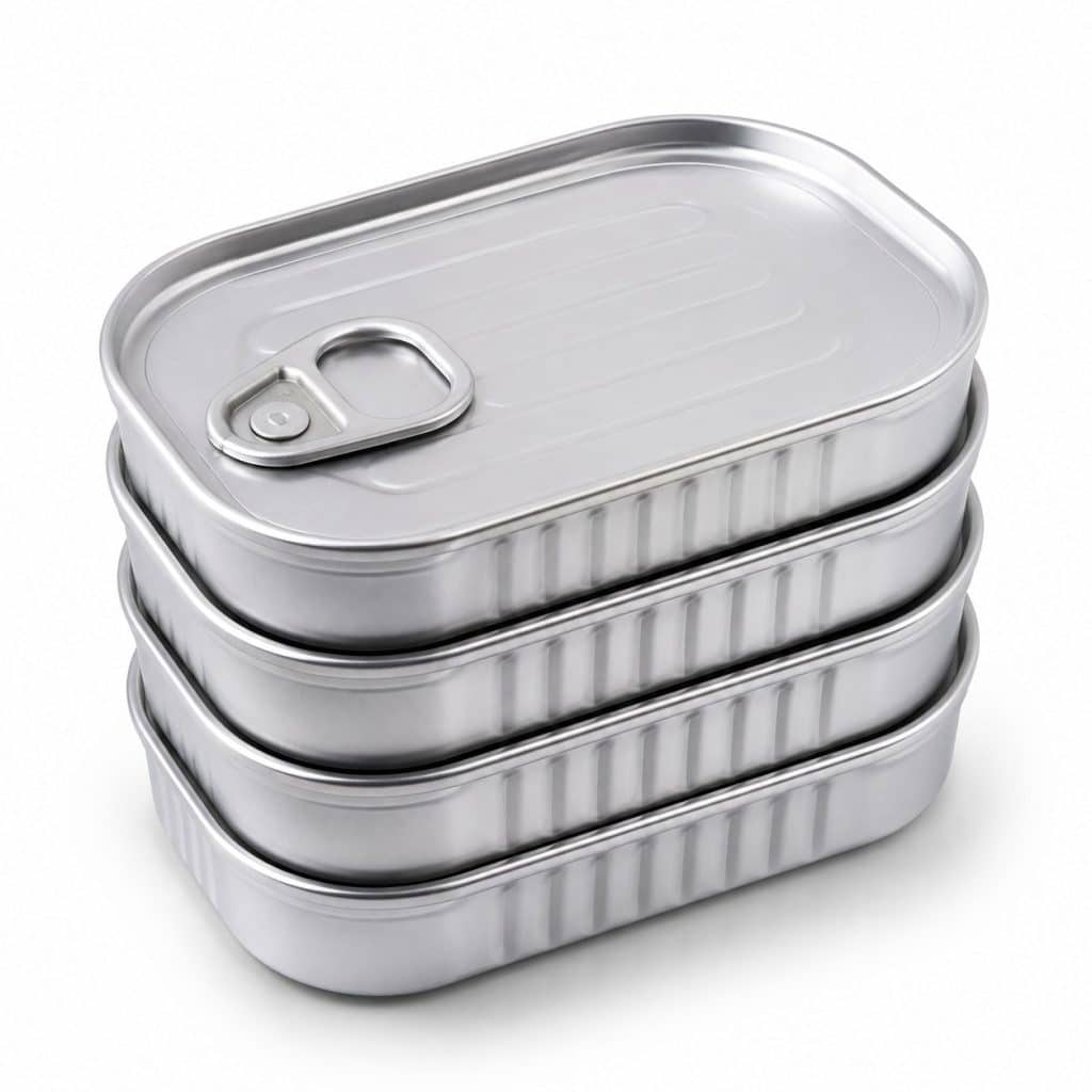 Sardines aluminium légères (lot) présenté seul