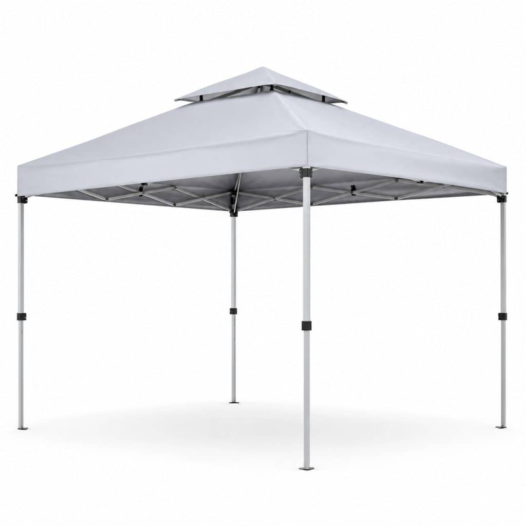 Tente pop-up avec double toit anti-pluie présenté seul