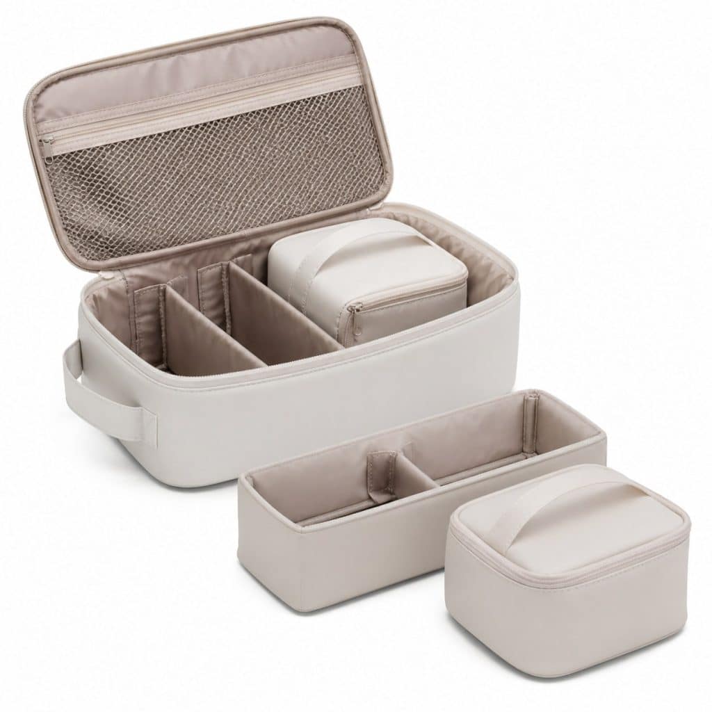 Trousse compartimentée modulable présenté seul