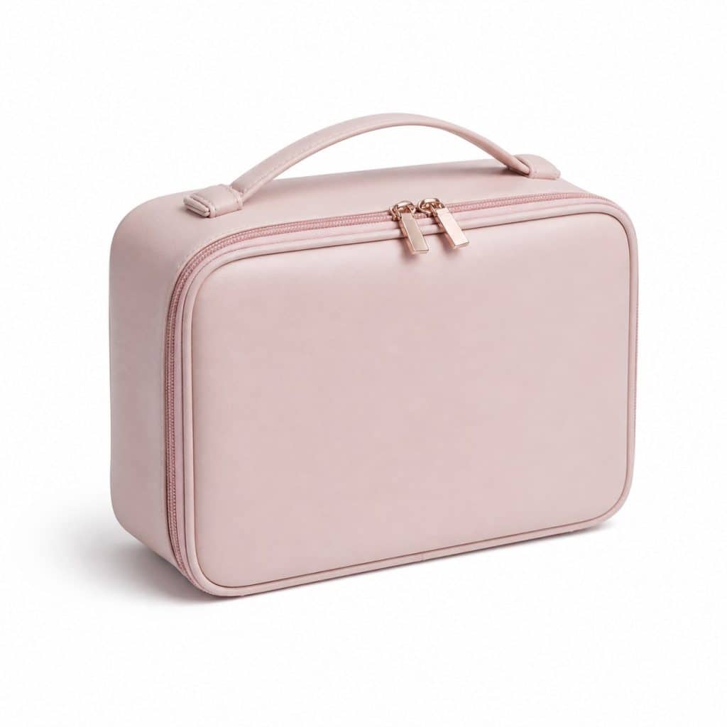 Trousse de maquillage rigide anti-écrasement présenté seul
