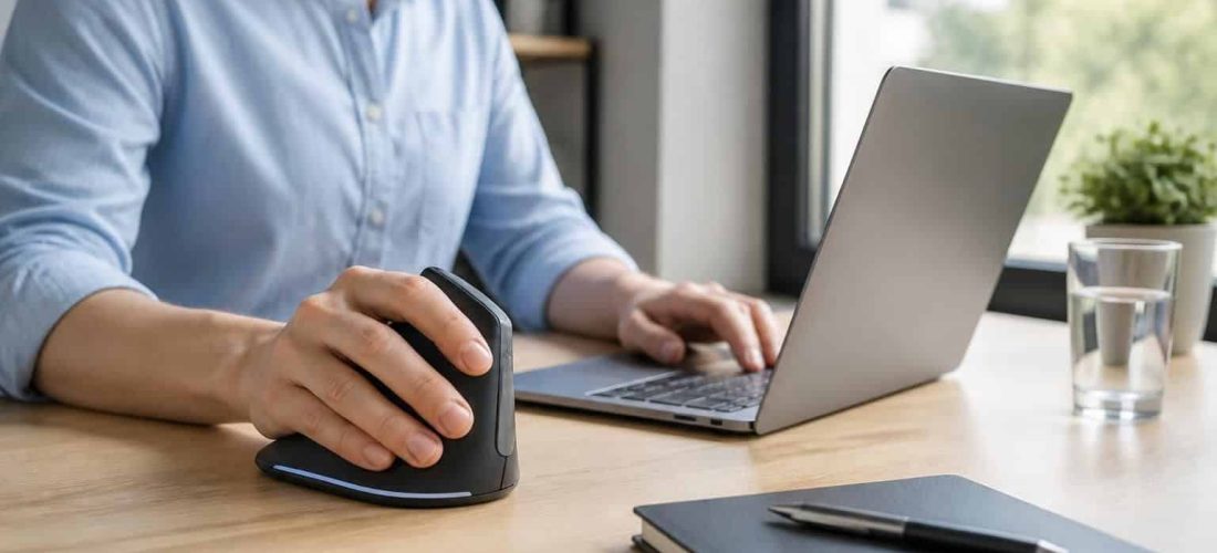 découvrez comment l'utilisation d'une souris verticale peut aider à prévenir le syndrome du canal carpien en réduisant la tension sur le poignet et en améliorant le confort lors de l'utilisation informatique.