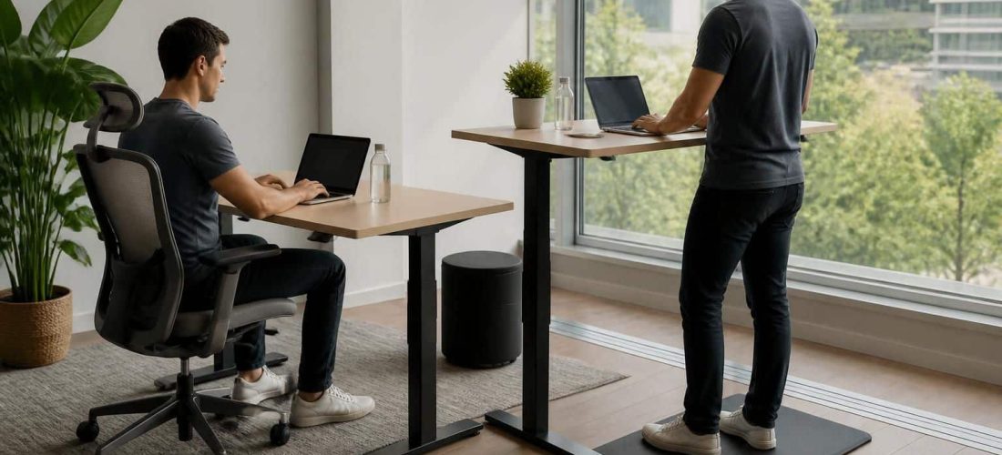découvrez comment le bureau assis-debout aide à combattre la sédentarité en favorisant le mouvement et en améliorant la santé au travail.