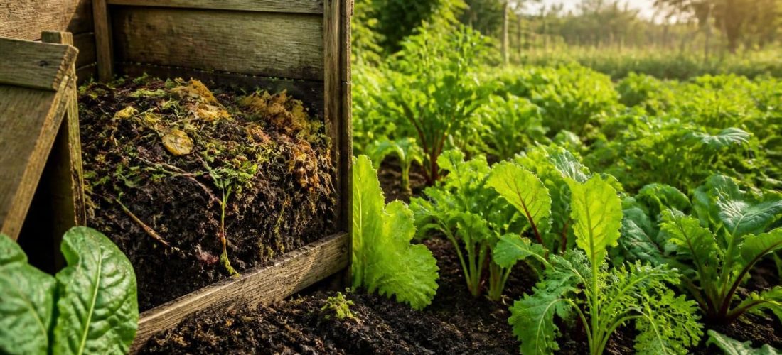 découvrez comment la fertilisation naturelle de votre potager dépend de l'utilisation d'un composteur en bois pour enrichir le sol et favoriser une croissance saine des plantes.