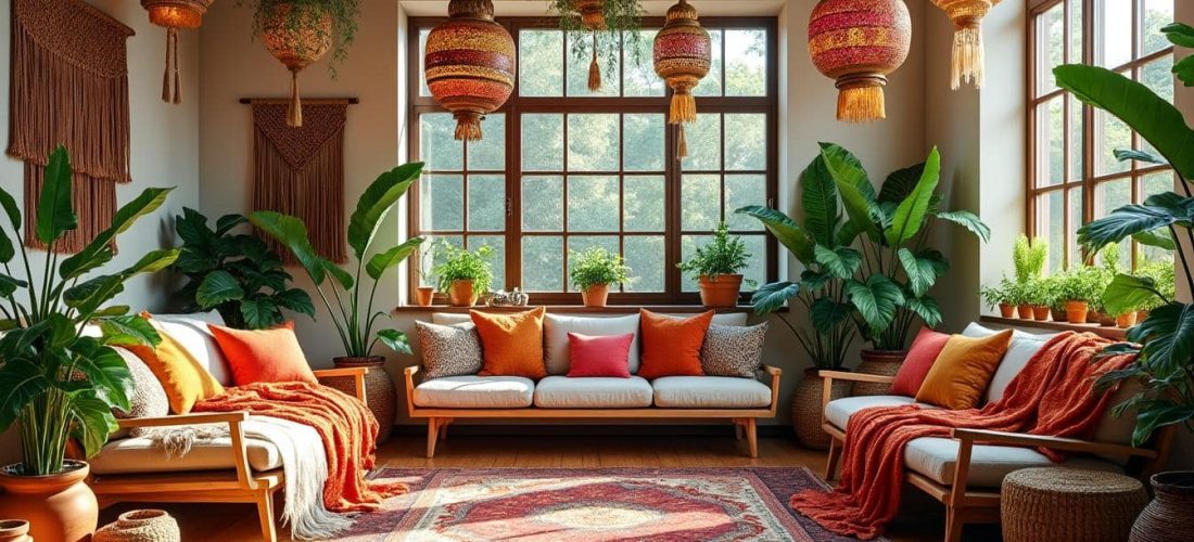 découvrez comment la tendance bohème chic sublime l'exotisme domestique pour créer des intérieurs chaleureux, authentiques et élégants, alliant couleurs naturelles et matières ethniques.