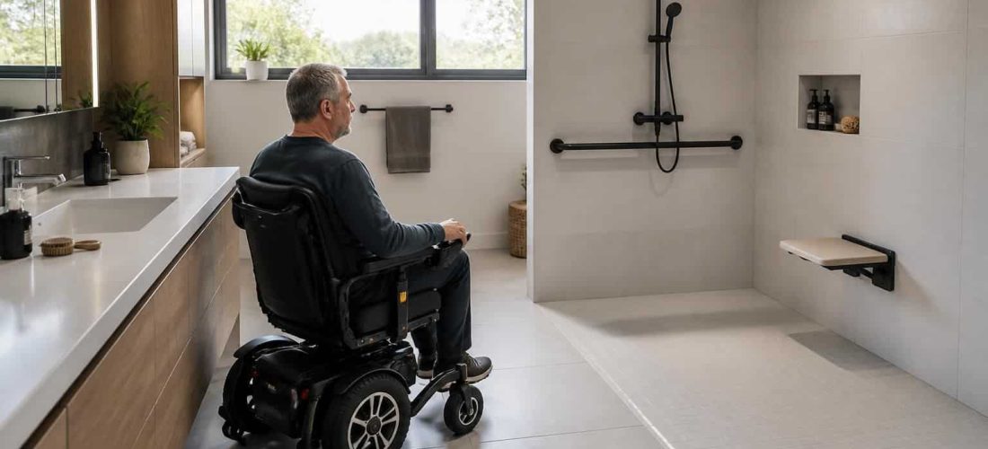 découvrez comment la douche à l'italienne de plain-pied améliore l'accessibilité et facilite le quotidien des personnes à mobilité réduite grâce à un aménagement sans obstacle.
