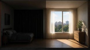 découvrez comment les rideaux occultants assurent un blocage total de la lumière extérieure, améliorant ainsi votre confort et votre intimité.