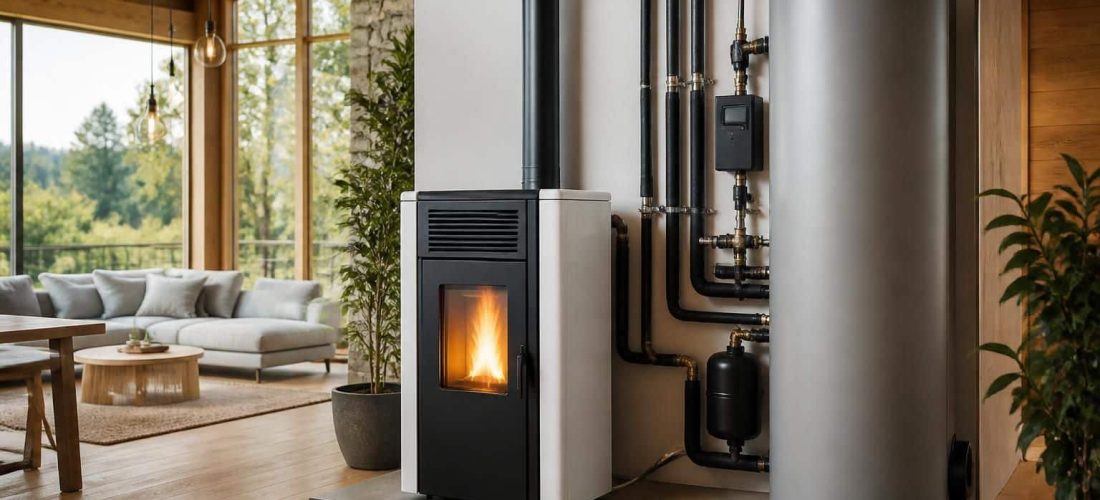 découvrez la connexion idéale entre un poêle à granulés étanche et un système de chauffage écologique et autonome pour une solution performante et respectueuse de l'environnement.